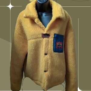 ✨Sundae School Tiger Butterfly Fleece Jacket Size S